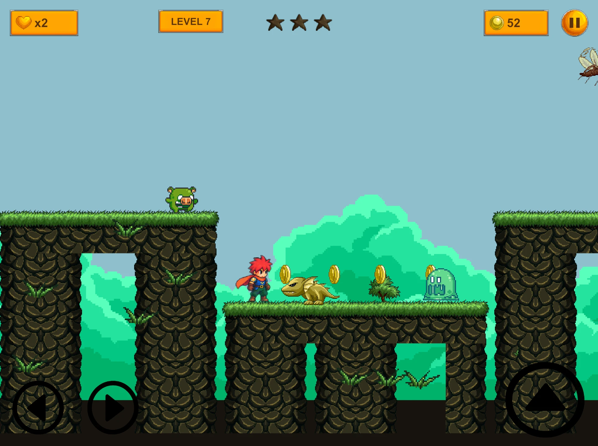 ZORQEL Adventure gameplay screenshot, level 7 variant